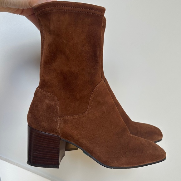 AQUATALIA Carie Water Resistant Bootie In Chocolate - Picture 3 of 8